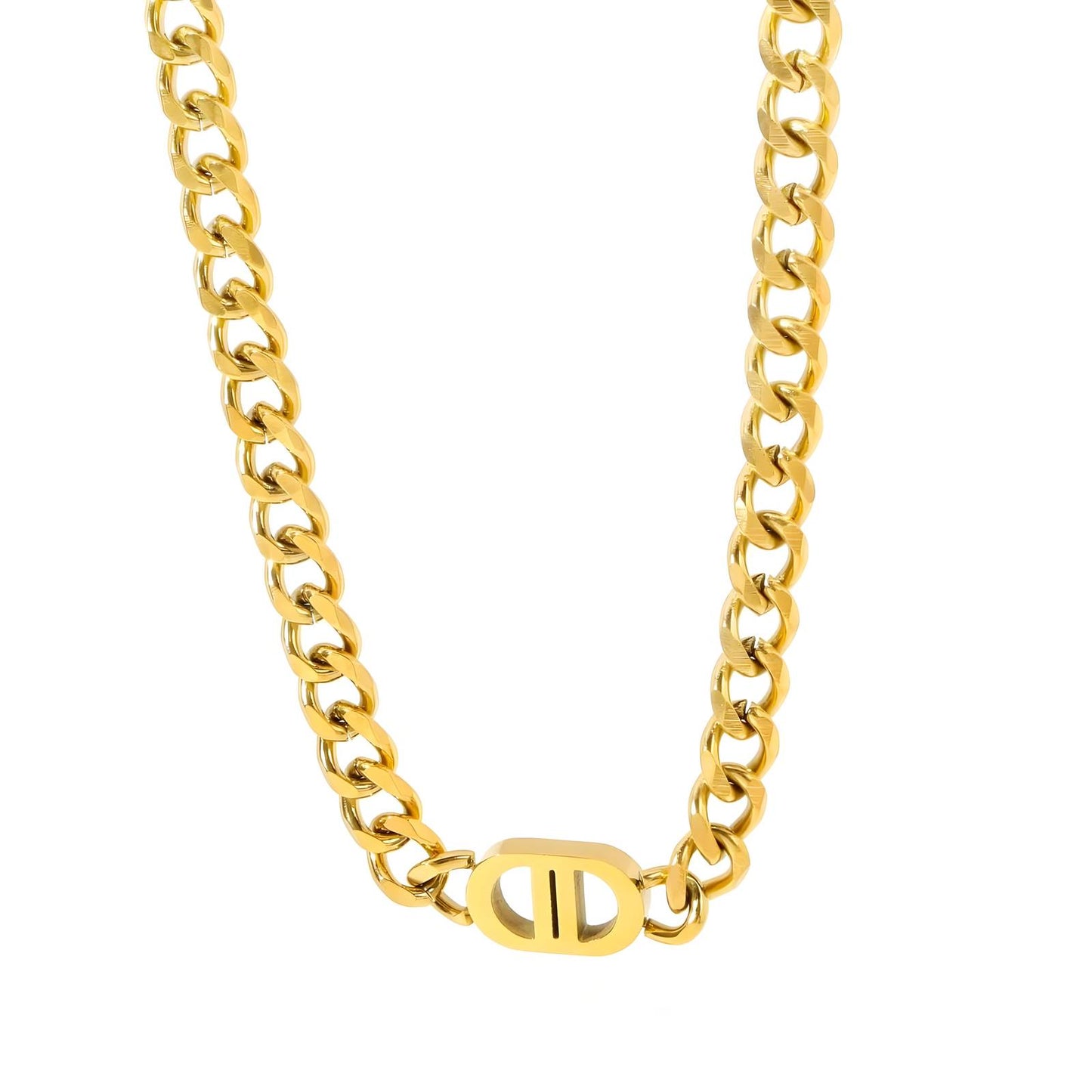 18k Gold Plated DD Necklace