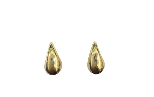 Small Teardrop 14K Gold Earrings